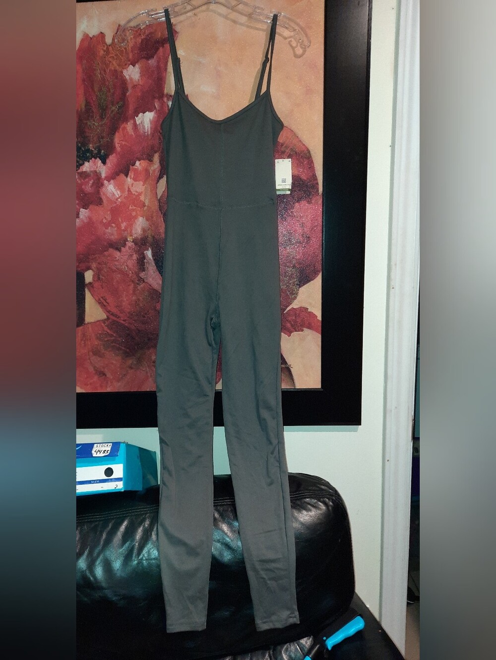NWT Sleeveless Jumpsuit (Full Leg) Adjustable Straps Size XS Yoga🧘‍♀️ Dancing